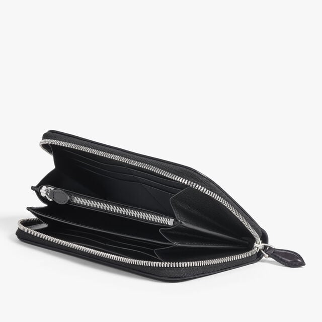 Itauba Scritto Leather Long Zipped Wallet, ECLISSI, hi-res 2