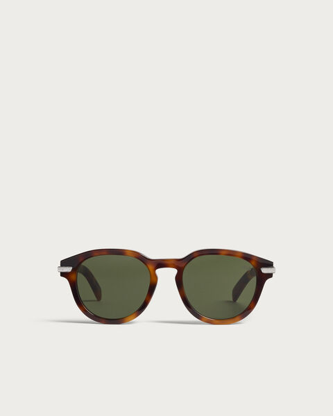 Sunrise Sunglasses, Dark Havana & Solid Green, hi-res