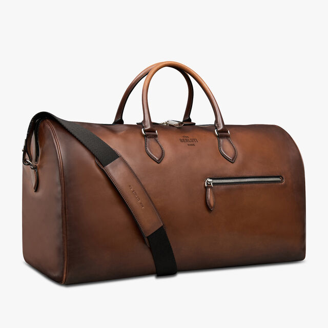Jour Off GM Leather Travel Bag, CACAO INTENSO, hi-res 2