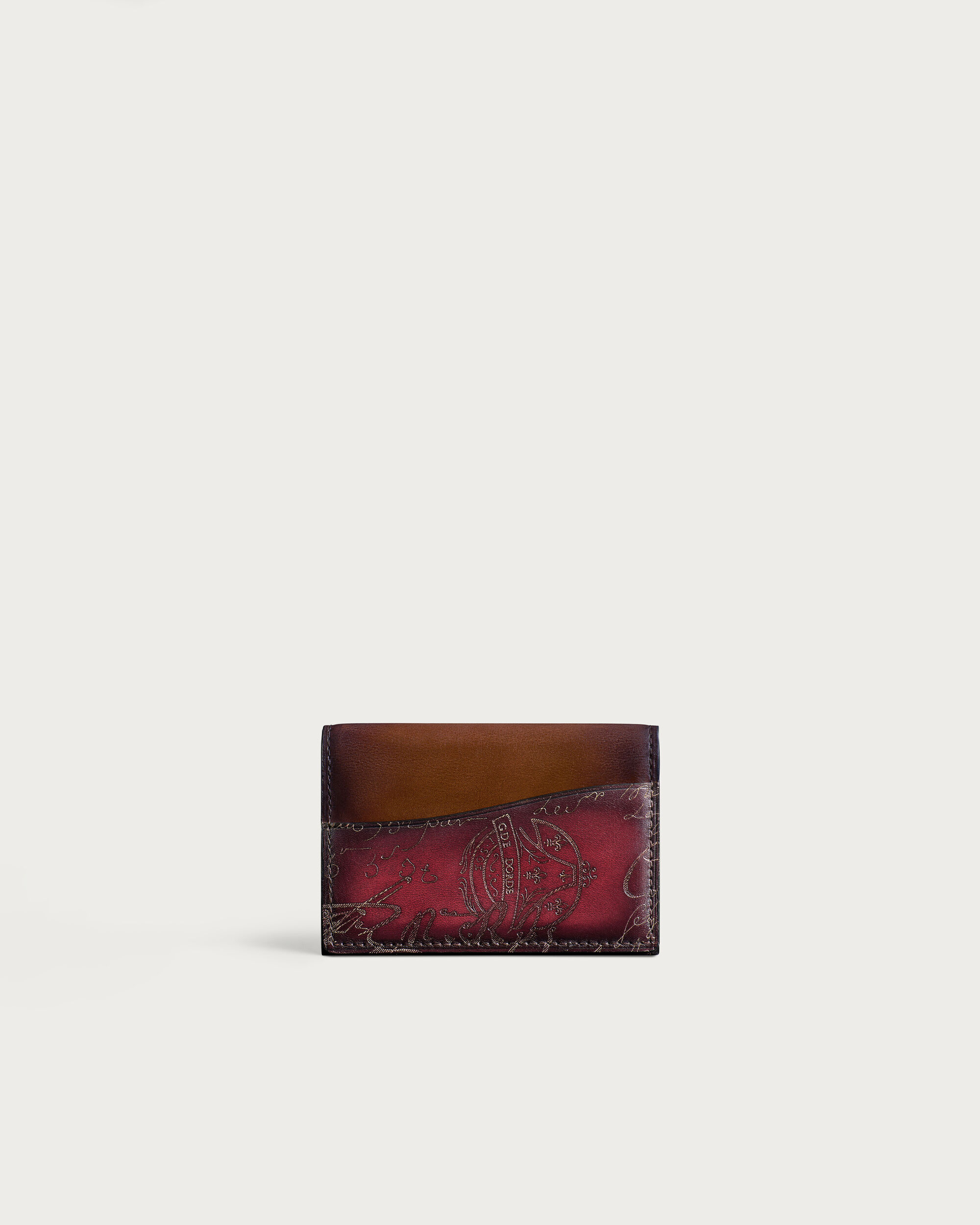 インブイア グラディアント フラップ カードホルダー, St Emilion & Cacao Intenso, hi-res