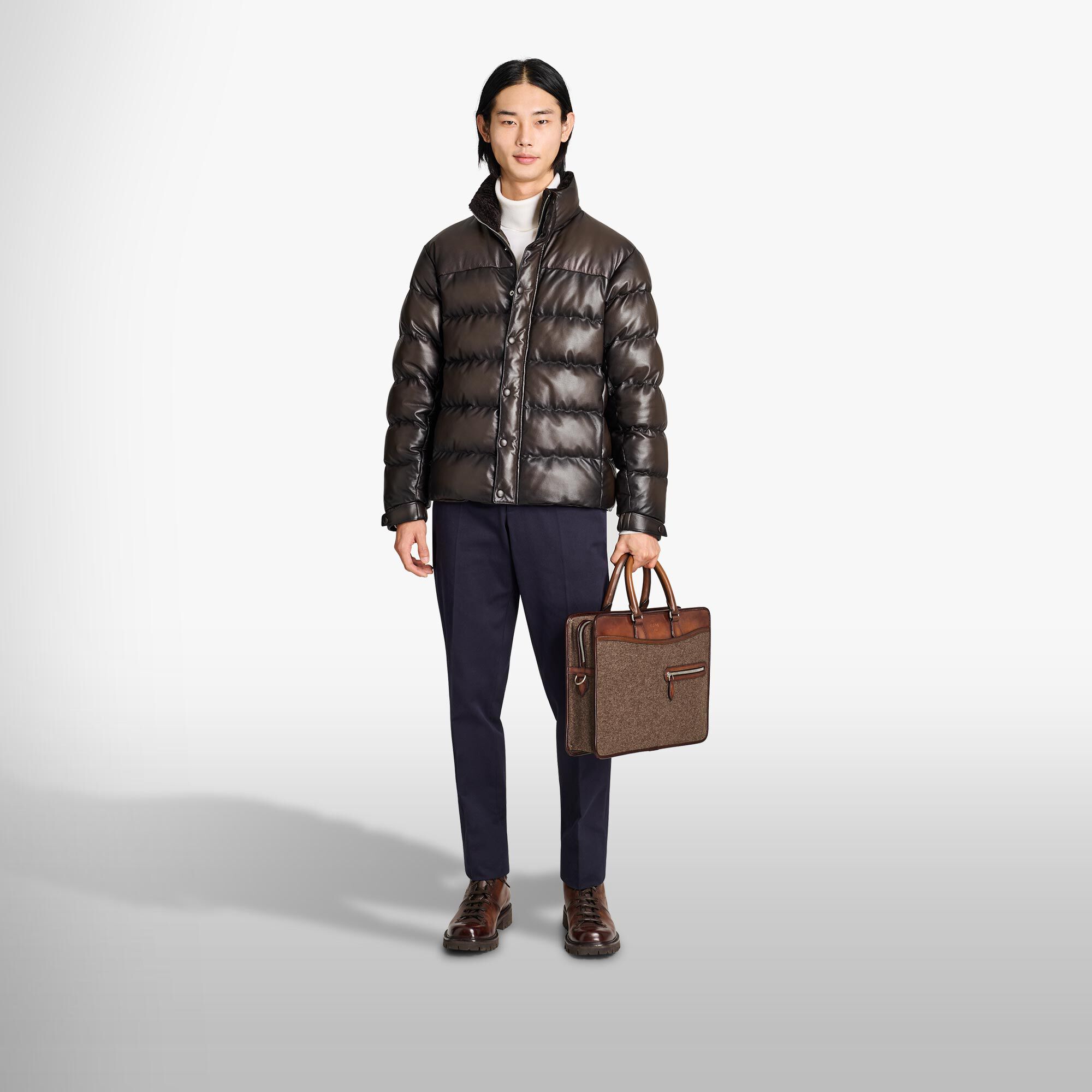 Un Jour Wool Briefcase Berluti DK