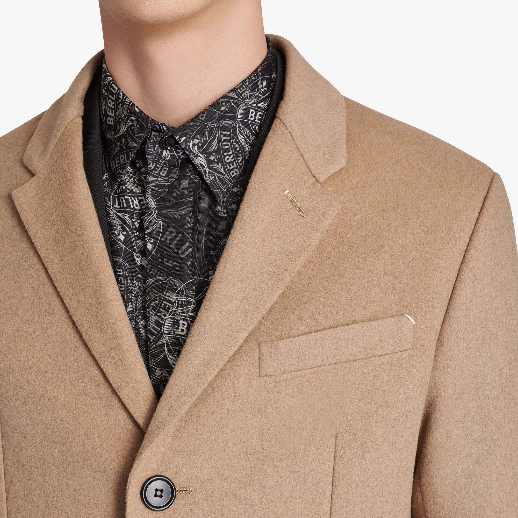 tan wool blazer