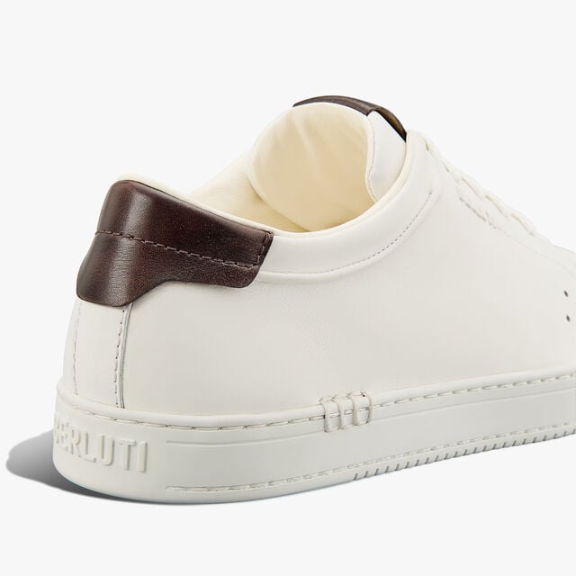 Sneaker Playtime en cuir de veau, WHITE, hi-res 4
