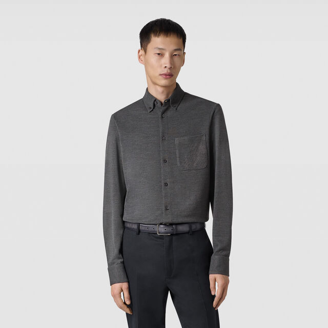 Scritto Pocket Shirt, MYSTERIOUS GREY, hi-res 2