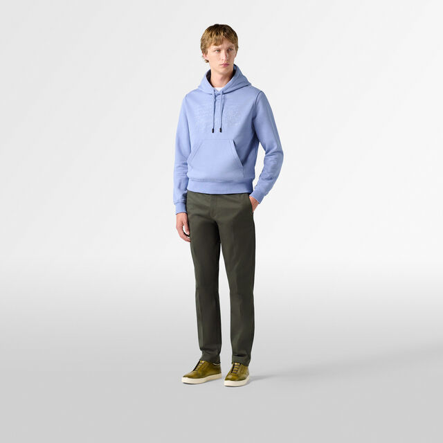 Embroided Scritto Hoodie, PALE BLUE, hi-res 4