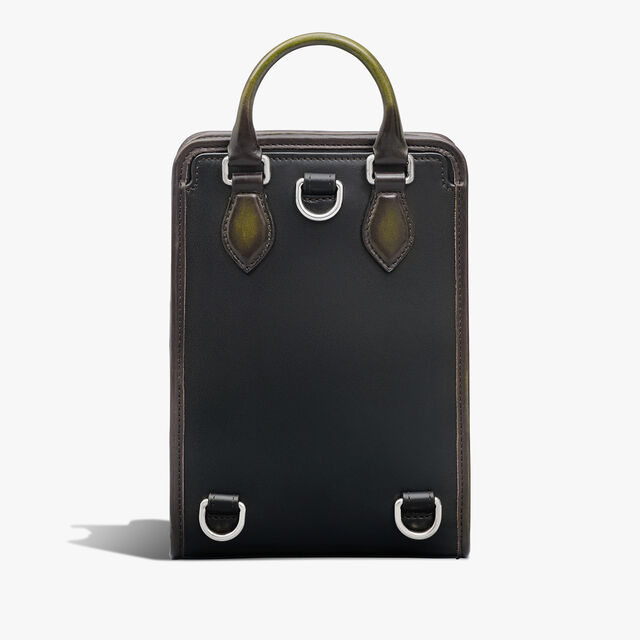 Premier Jour Gulliver Scritto Leather Messenger, NERO CAVIAR, hi-res 3