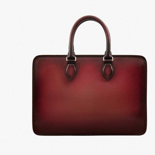 Un Jour Mini Gradiant Scritto Leather Briefcase, LIGHT SAINT EMILION, hi-res 3