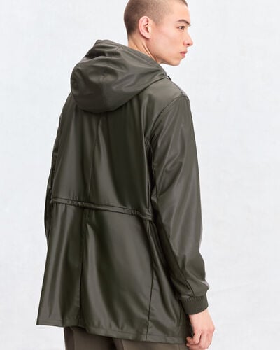 Parka &agrave; Capuche en Cuir Fly Ultral&eacute;ger, Forest Green, hi-res