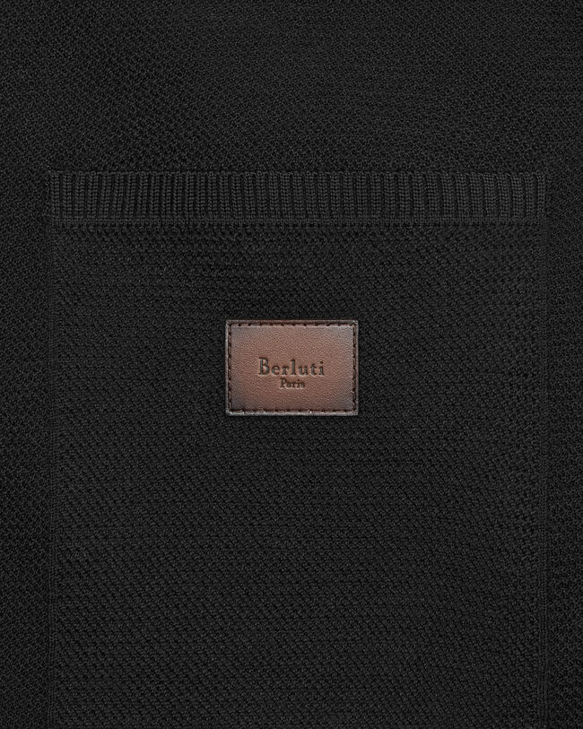 Shadow Jogpants with Leather Detail, Noir, hi-res