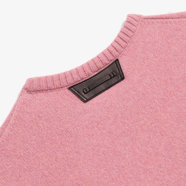 Classic Cashmere Crewneck, HEATHER PINK, hi-res 6