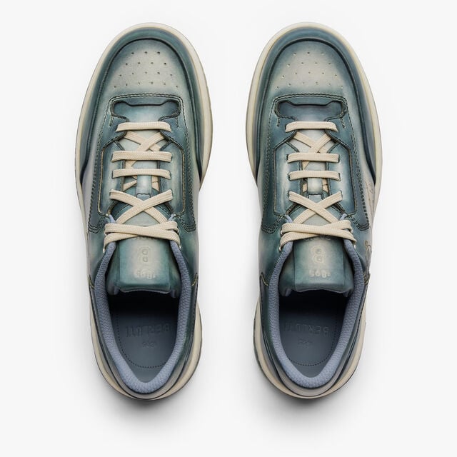 Playoff Scritto Venezia Calf Leather Sneaker, NEBULOSA, hi-res 3