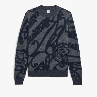 Marbeuf Scritto Crewneck, ANTHRACITE, hi-res