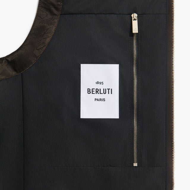 Scritto Nylon Padded Gilet, EARTH BROWN, hi-res 6