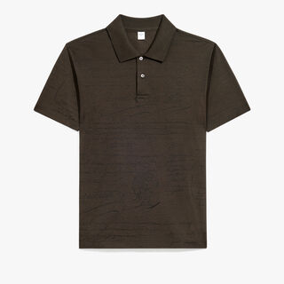 Scritto Pique Polo, EARTH BROWN, hi-res