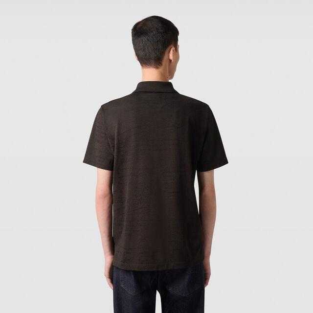 Scritto Pique Polo, EARTH BROWN, hi-res 3
