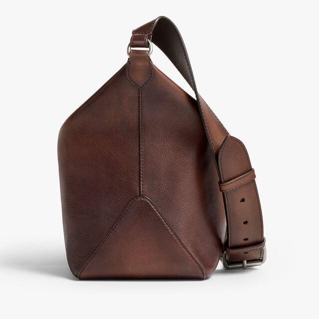 Sac Bandoulière Toujours Soft Zipped Hobo En Cuir, SOFT BROWN, hi-res 5