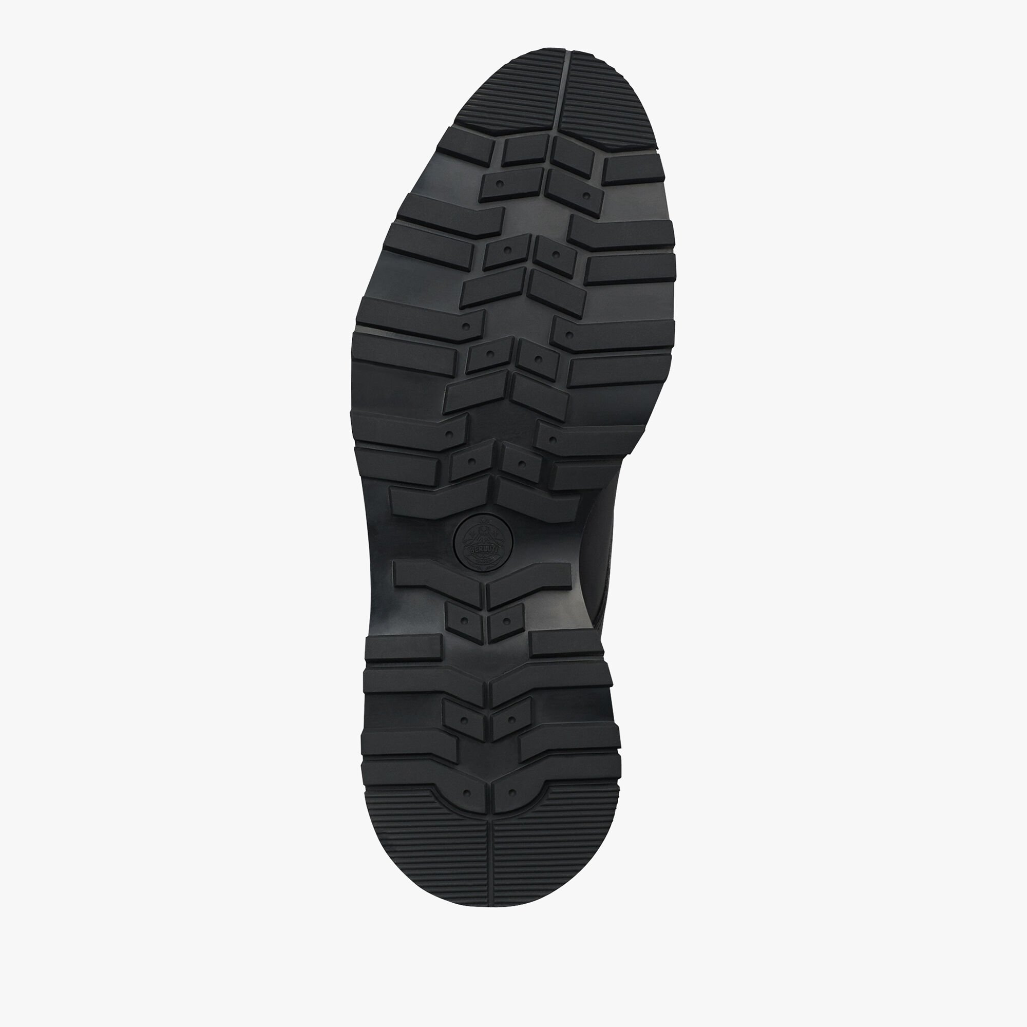 Alessio Padova Scritto Leather Double Monk Shoe, NERO GRIGIO, hi-res 3