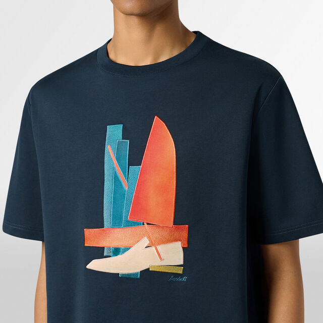 Sailboat T-shirt, MARINE, hi-res 4