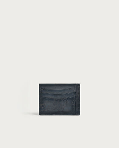Bambou Tetris Card Holder, Blu Minerale, hi-res