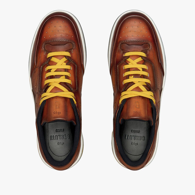 Playoff Scritto Leather Sneaker, HONEY, hi-res 3