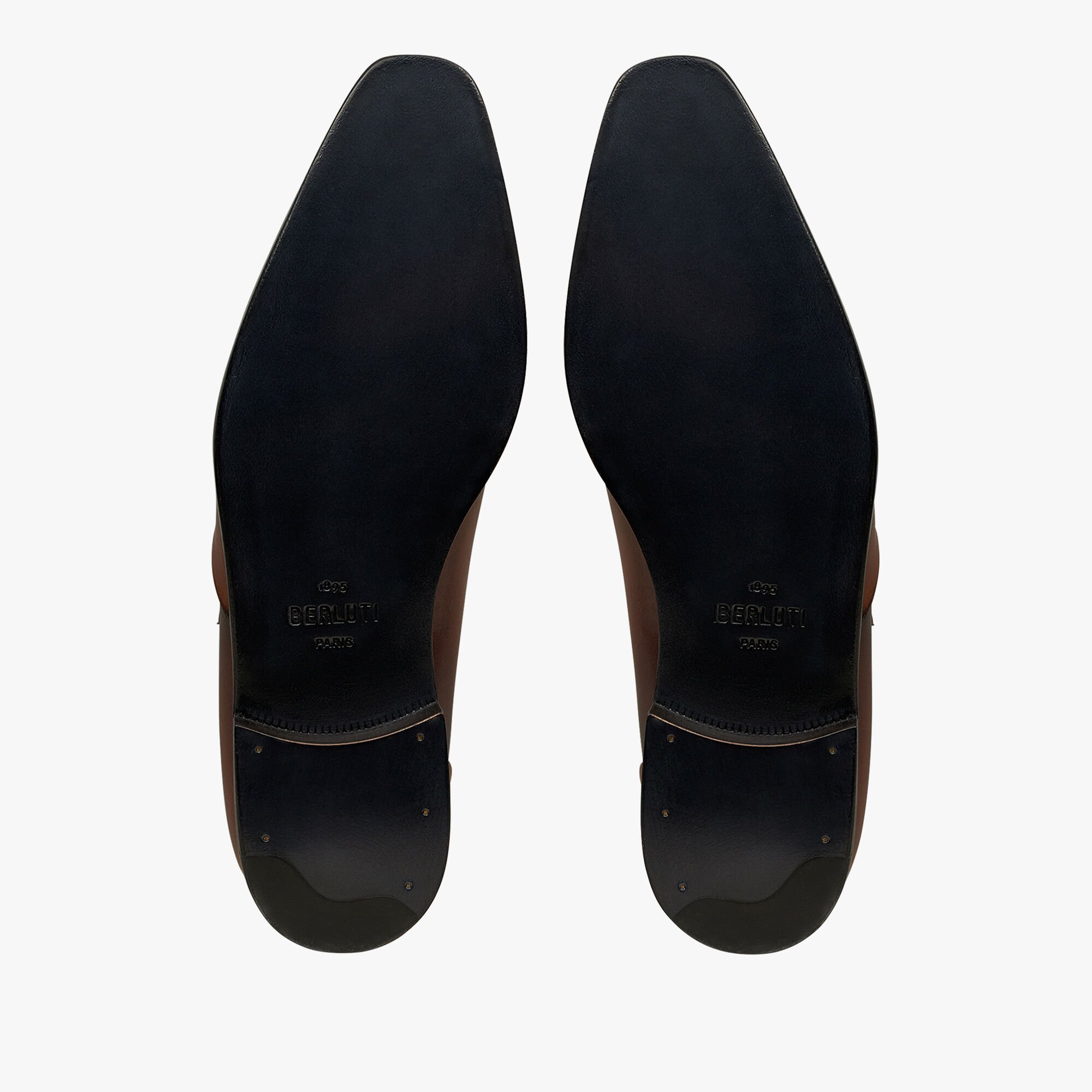 Demesure Leather Monk Shoe, CACAO INTENSO, hi-res 4