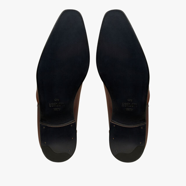 Demesure Leather Monk Shoe, CACAO INTENSO, hi-res 4
