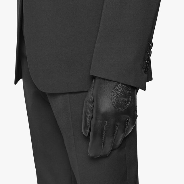 Gants En Cuir, NOIR, hi-res 2