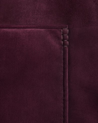 Patina Leather Foresti&egrave;re Jacket, Purple Grape, hi-res