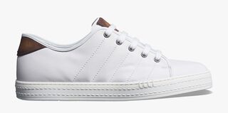 Playfield Palermo Calf Leather Sneaker, BIANCO, hi-res