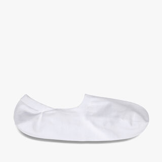 Cotton-Blend Ghost Socks, BLANC OPTIQUE, hi-res