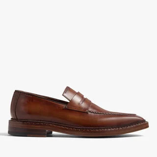 Andy Demesure Neo Parade Venezia Calf Leather Loafer, SEQUOIA, hi-res