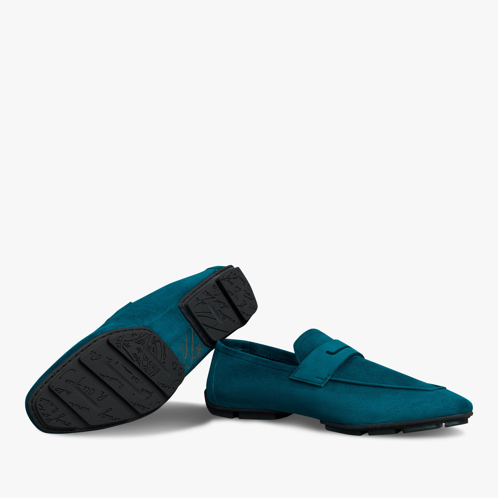 Lorenzo Drive Scritto Camoscio Leather Loafer, AVEIRO, hi-res 5