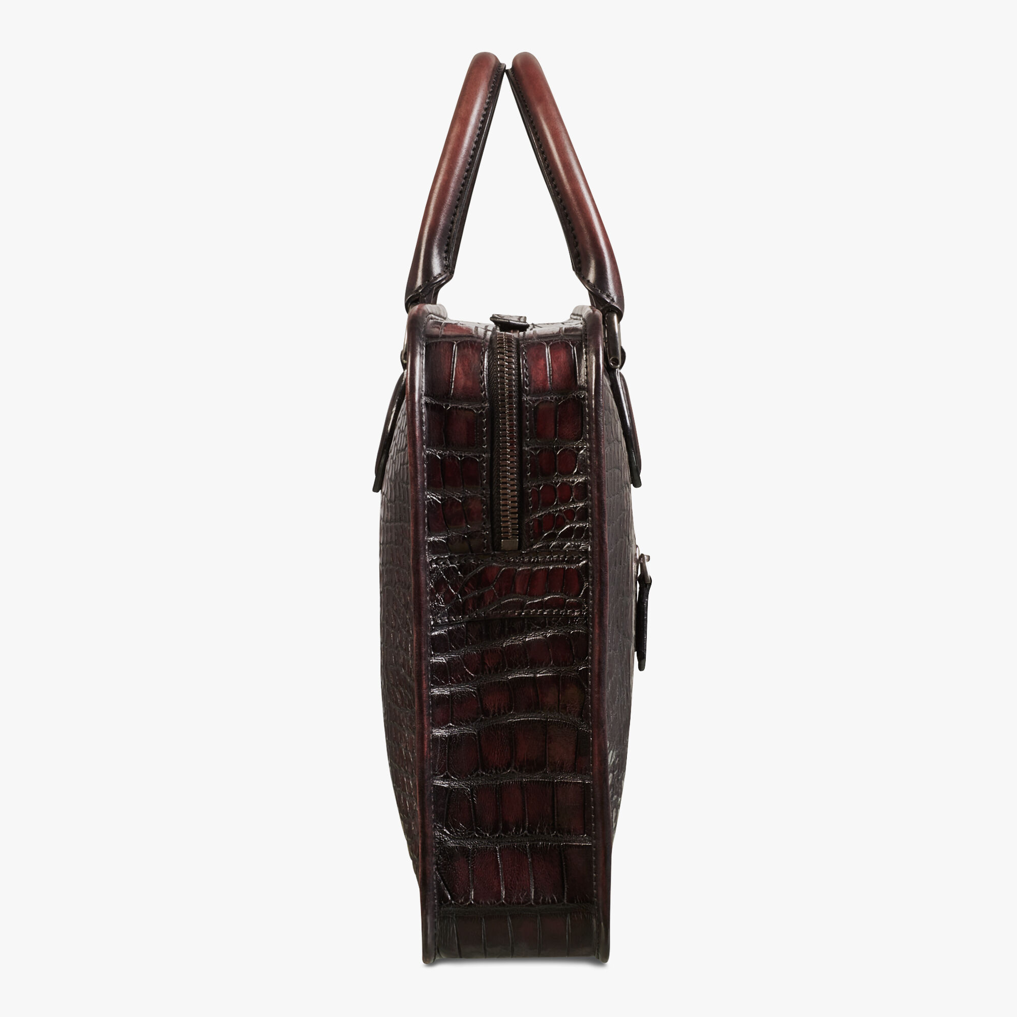 Un Jour Medium Alligator Leather Briefcase | Berluti US