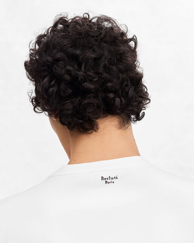 ベルルッティ アートワーク カレッジ Tシャツ, Blanc Optique, hi-res