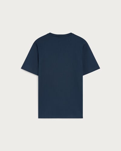 T-shirt avec Broderie motif Scritto, Noir, hi-res