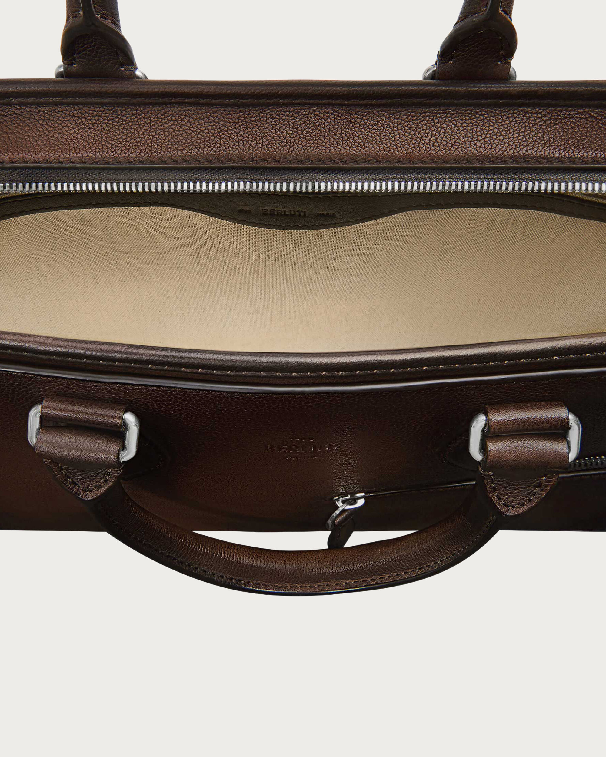 Un Jour Mini Briefcase, Soft Brown, hi-res