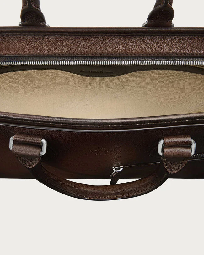 Un Jour Mini Briefcase, Soft Brown, hi-res