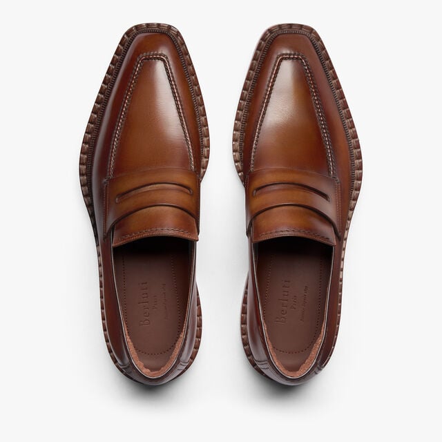 Andy Demesure Neo Parade Venezia Calf Leather Loafer, SEQUOIA, hi-res 3