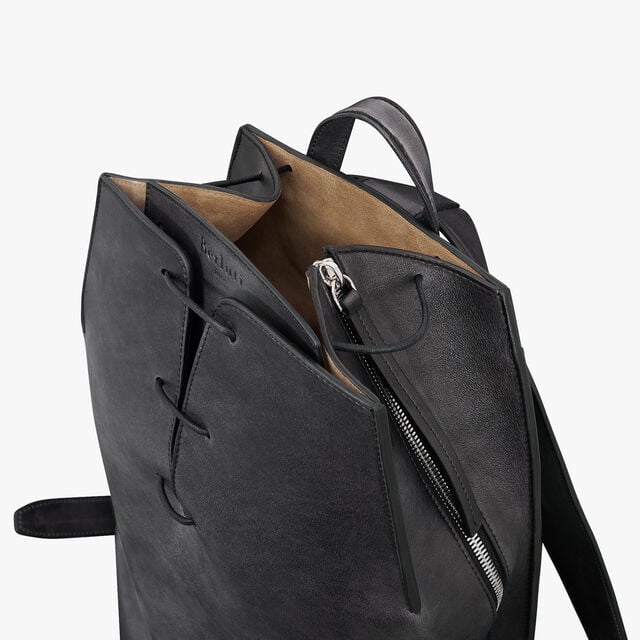 Alessandro Leather Backpack, NERO GRIGIO, hi-res