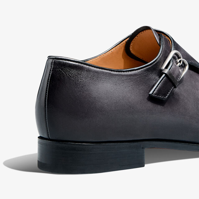 B Volute Leather Monk, NERO GRIGIO, hi-res 5