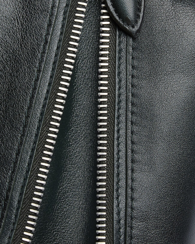 Un Jour Patina皮革Perfecto机车夹克, Scarabee, hi-res