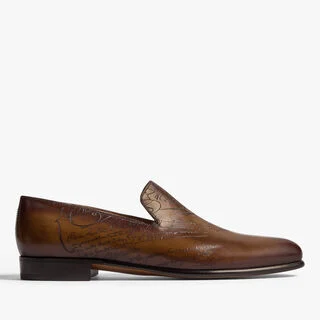 Cursive Galet Scritto Leather Loafer Cursive Galet Scritto Leather Loafer