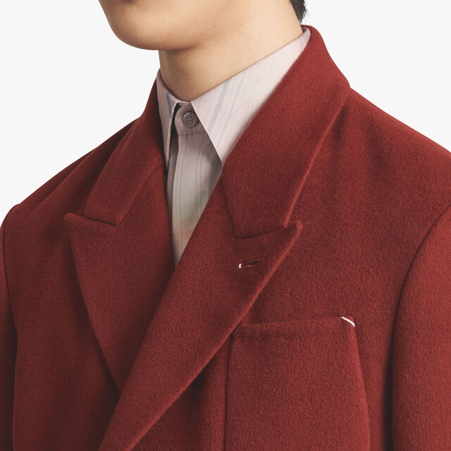 Double Face Jacket, RED OCHER / CRIMSON, hi-res 5
