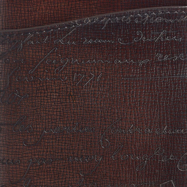 Wapa Gradiant Coin Purse In Scritto Leather, MADURO, hi-res 4