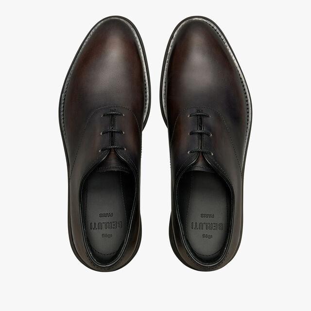 Alessio Leather Oxford, CHARCOAL BROWN, hi-res 3