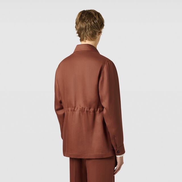 Summer Travel Field Jacket, RUSSET BROWN , hi-res 4