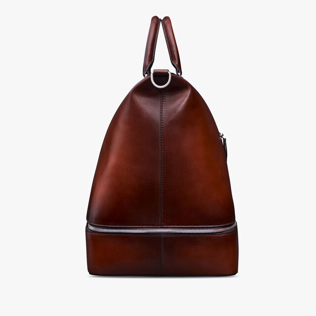 Viaggio Leather Travel Bag, CACAO INTENSO, hi-res 5