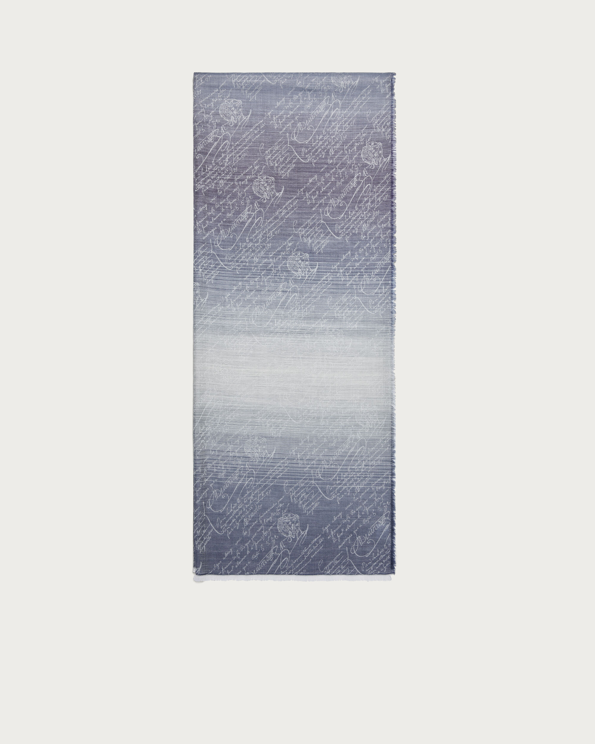 渐变Scritto图纹围巾, Purple, hi-res