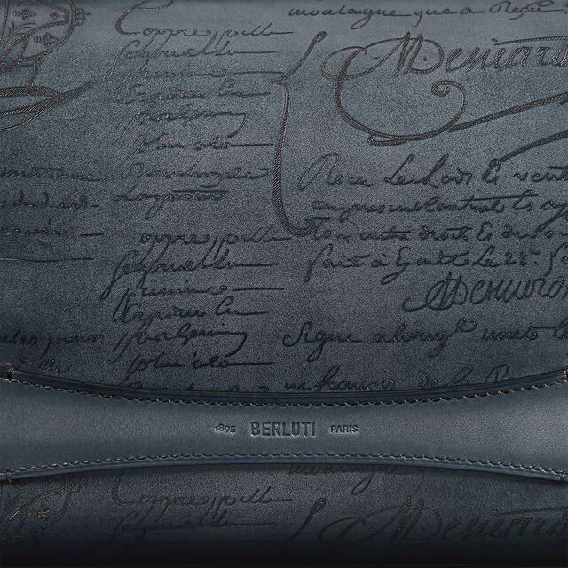 Rosewood Scritto Leather Pouch, BLU MINERALE, hi-res 5