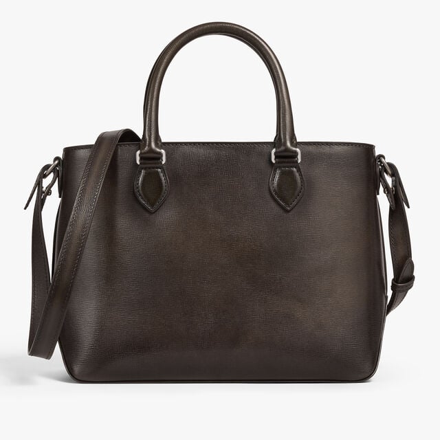 Toujours XS Tote Bag In Scritto Leather, SELVA OSCURA, hi-res 3
